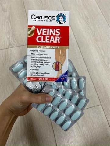 Kem Bôi Giãn Tĩnh Mạch Carusos Veins Care Cream 75Gr Của Úc