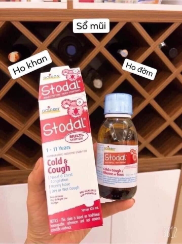 Siro Ho, Cảm Lạnh Vi Lượng Đồng Căn Cho Bé Boiron Stodal Canada 125ml