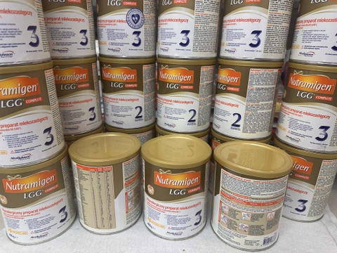 Sữa Công Thức Nutramigen Hypoallergenic LGG Cho Bé Từ 12 Tháng Tuổi Trở Lên 2026 – Nutramigen 3 LGG Complete Không Đạm Sữa Bò Không Lactose An Toàn Tăng Cân Hỗ Trợ Tiêu Hóa Miễn Dịch Với Probiotic LGG Chính Hãng Mead Johnson Mỹ Giá Rẻ Cho Trẻ Dị Ứng Đạm Sữa Bò