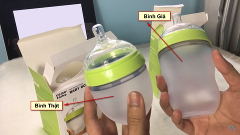 Bình sữa silicone Comotomo 150ml màu xanh cho bé từ 0M+
