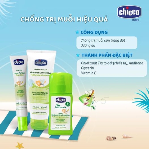 Lăn bôi vết muỗi đốt và côn trùng cắn Chicco