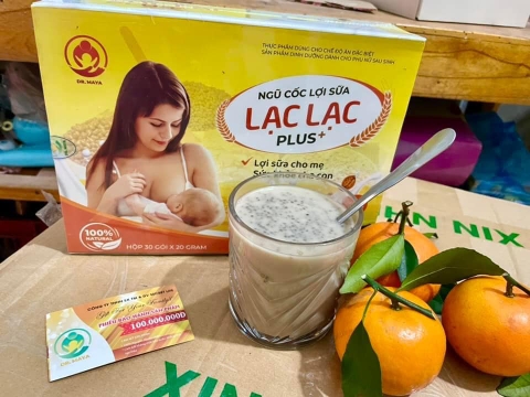 Ngũ cốc Dr.Maya Lạc Lạc Plus hỗ trợ lợi sữa 30 gói