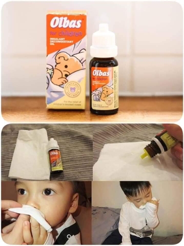 TINH DẦU XÔNG MŨI TRỊ NGẠT OLBAS 12ML (3 THÁNG+) UK