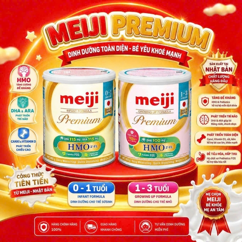 Sữa Meiji Growing Up Formula Premium 800g (12-36 Tháng) Có Tốt Không? Review Chi Tiết Từ Dược Sĩ &amp; Mẹ Bỉm