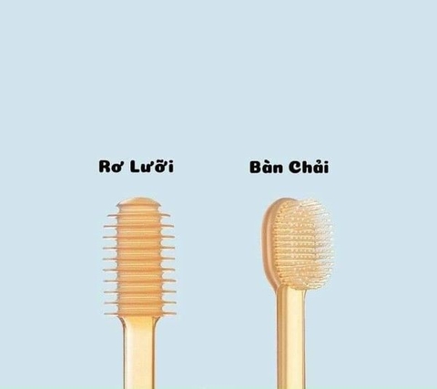 Set Rơ Lưỡi Silicon Kèm Bàn Chải Đánh Răng Siêu Mềm Dễ Dùng Cho Bé