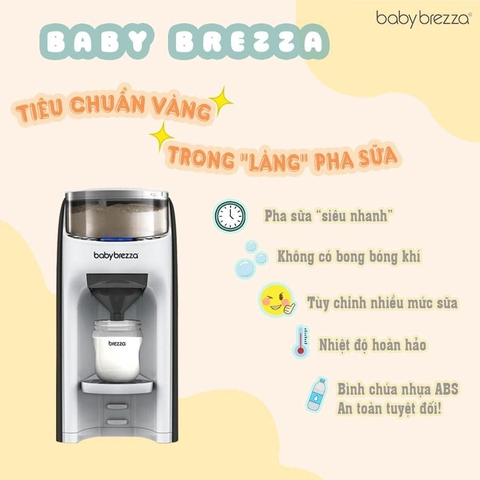 MÁY PHA SỮA BABY BREZZA FORMULA PRO ADVANCED THẾ HỆ THỨ 2 CỦA MỸ