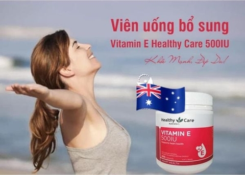 VITAMIN E HEALTHY CARE 500IU 200 viên của ÚC - mẫu mới nhất