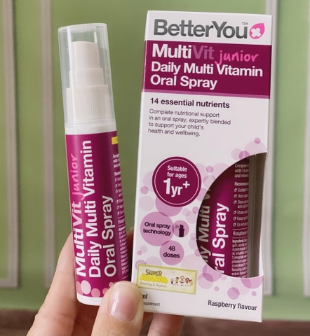 Vitamin tổng hợp dạng xịt Better You (1y+) UK