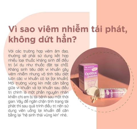 Men vi sinh Optibac tím dành cho phụ nữ - Optibac For Women