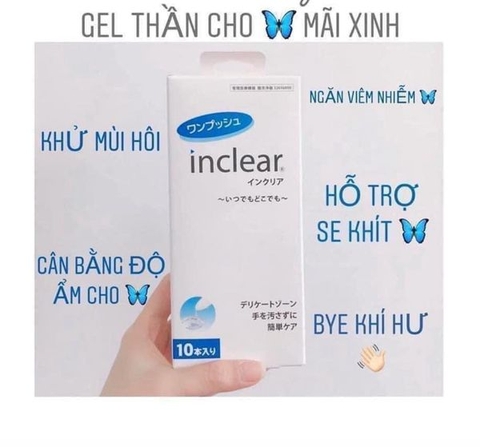 Đũa thần Inclear Kiesn dung dịch vệ sinh phụ nữ Nhật Bản  ( Hộp 10 que )