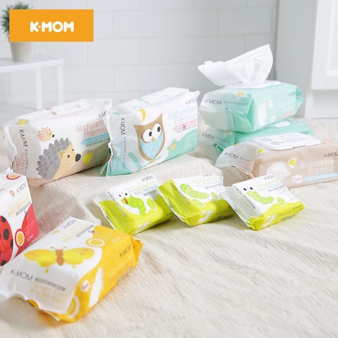 KHĂN ƯỚT CAO CẤP K-MOM HÀN QUỐC (100C)