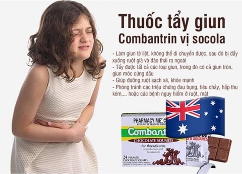Ô tay giun socola Úc cho bé trên 1 tuổi