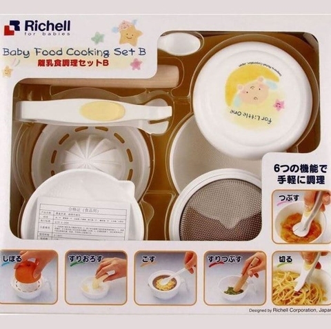 Bộ chế biến ăn dặm Richell