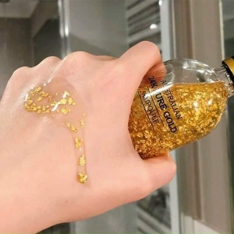 Serum Tinh Chất Vàng 24k + Thanh Lăn Pure Gold Ampoule Thera Lady 100ml  Úc