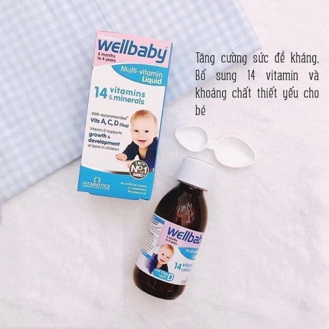 VITAMIN TỔNG HỢP WELLBABY MULTIVITAMIN LIQUID ( ANH )