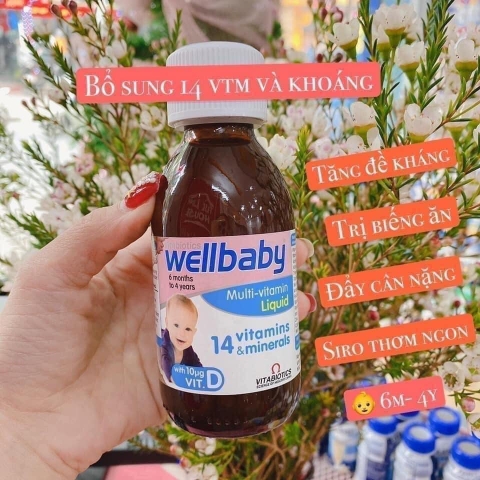 VITAMIN TỔNG HỢP WELLBABY MULTIVITAMIN LIQUID ( ANH )