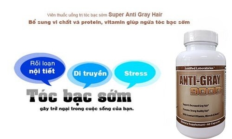 Viên uống ngăn ngừa tóc bạc ANTI GRAY 7050 60 viên