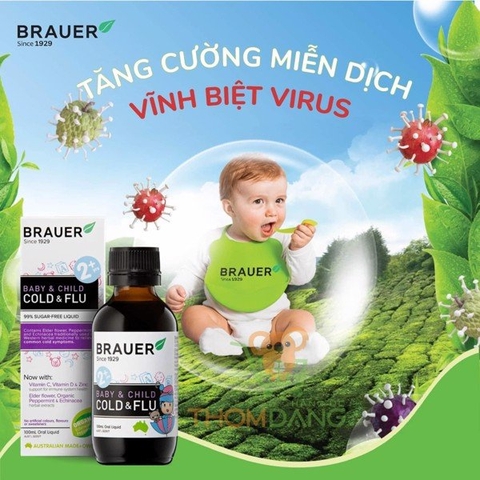 Siro mũi Brauer Runny Nose cho bé từ 6 tháng - 100ml