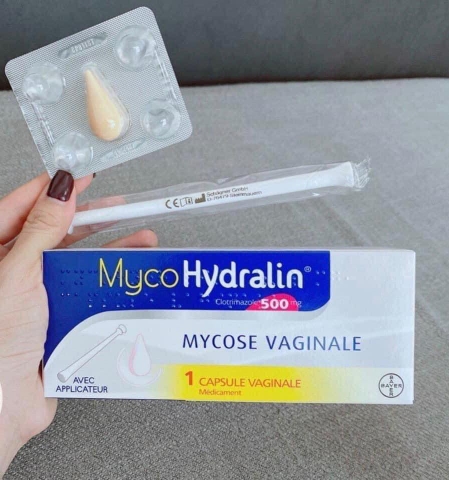 Viên Đặt Phụ Khoa Mycohydralin siêu Hot-hàng nội địa Pháp-Hộp 1viên