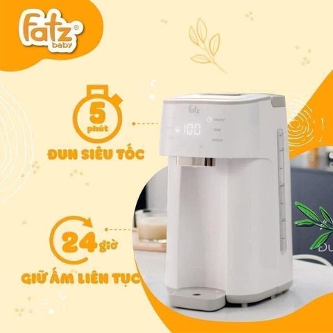 BÌNH ĐUN VÀ HÂM NƯỚC PHA SỮA THÔNG MINH FATZBABY - SMART 2 - FB3817TN