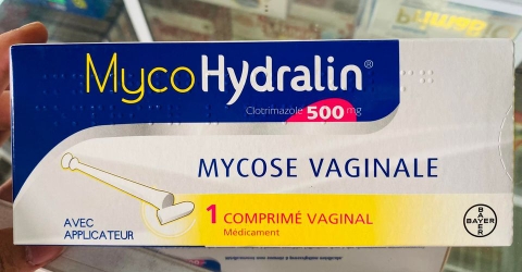 Viên Đặt Phụ Khoa Mycohydralin siêu Hot-hàng nội địa Pháp-Hộp 1viên
