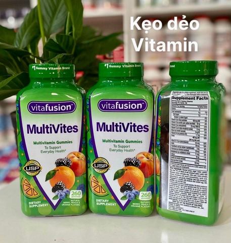 Kẹo dẻo vitamin tổng hợp Vitafusion MultiVites 260 viên