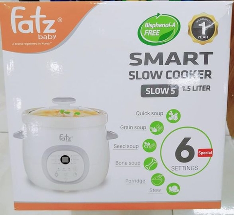 NỒI NẤU CHẬM THÔNG MINH FATZ 1.5L SLOW 5-FB9115-2 CGS2