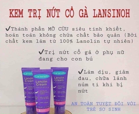 Kem Bôi Nứt Đầu Ti Lansinoh HPA Lanolin