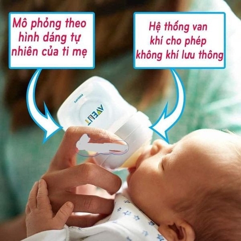 ​​​​​​​Bình sữa Philips Avent Natural Nội Địa Mỹ 260ml