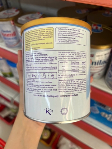 Neocate® Junior – Sữa công thức chuyên biệt cho trẻ dị ứng & tiêu hóa kém
