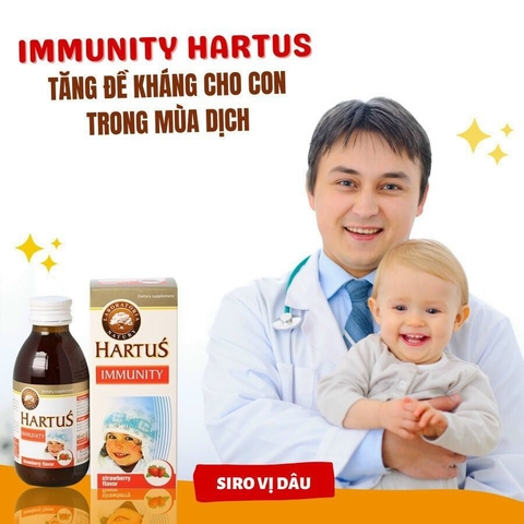 SIRO HARTUS IMMUNITY TĂNG CƯỜNG SỨC ĐỀ KHÁNG CHO TRẺ