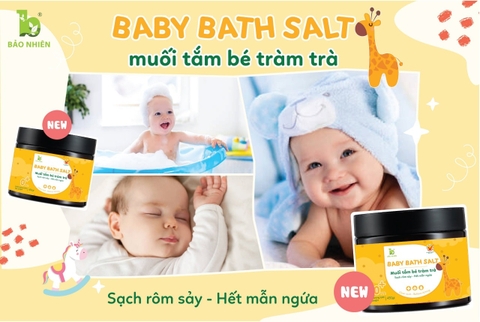 MUỐI TẮM BÉ TRÀM TRÀ BẢO NHIÊN 200gr