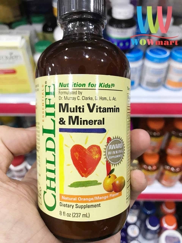 Vitamin Tổng Hợp ChildLife Multi Vitamin Mineral 237ml