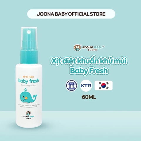 Xịt Khử Mùi Đa Năng Baby Fresh Cỡ Nhỏ 60ml Chai 2025 – Xịt Khử Mùi Phòng Quần Áo Đồ Chơi Bé Sơ Sinh An Toàn Hương Tươi Mát Không Hóa Chất Độc Hại Chính Hãng Giá Rẻ