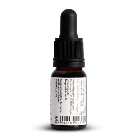 Vitamin D3 K2 MK7 Sunday Natural Của Đức Tăng Chiều Cao Cho Bé, 200IE – Bổ Sung Dễ Hấp Thu, Xương Chắc Khỏe, Miễn Dịch Mạnh Từ Sơ Sinh