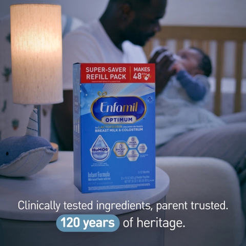 Enfamil Optimum Baby Formula – Sữa Công Thức Gần Giống Nhất Với Sữa Mẹ, Chứa Lactoferrin Và Hỗn Hợp HMO Kép Cho Bé Sơ Sinh