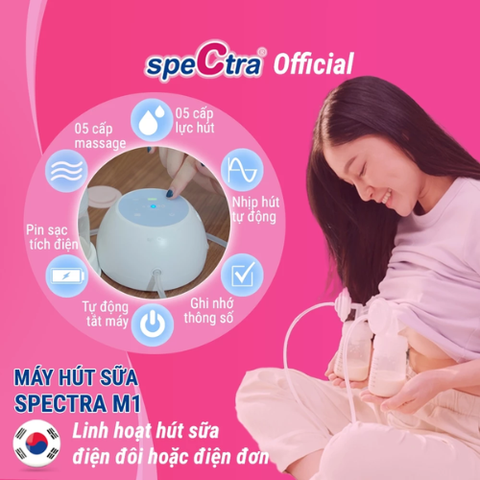 Máy Hút Sữa Điện Spectra M1 Chính Hãng (Bảo Hành 1 Năm)