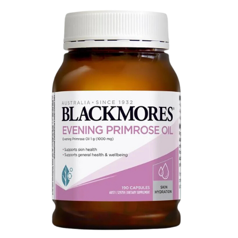 Tinh Dầu Hoa Anh Thảo Blackmores Evening Primrose Oil – Hỗ Trợ Sức Khỏe Toàn Diện 190 viên (Mẫu Mới Úc)