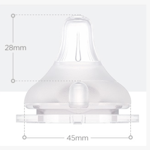 Set 2 núm ti Moyuum silicon cao cấp số 2 (2 - 5 tháng)