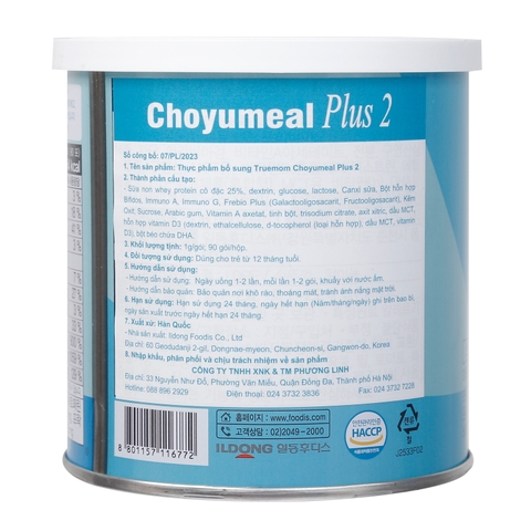 Sữa Non ILDONG Truemom Hàn Quốc số 2 90gr cho bé từ 1-9 tuổi