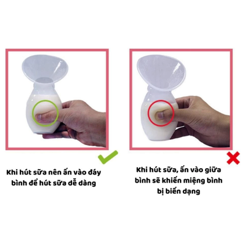 Phễu Hứng Sữa Silicon Tự Động CMBEAR Cao Cấp An Toàn Tiện Lợi