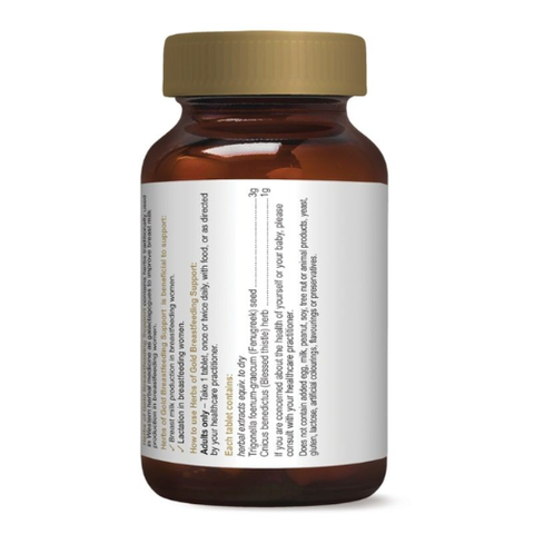 Viên Uống Lợi Sữa Herbs of Gold Breastfeeding Support Hộp 60 viên Úc