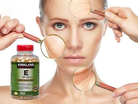 Viên Uống Đẹp Da Kirkland Signature Vitamin E 400IU (500 viên) Mỹ