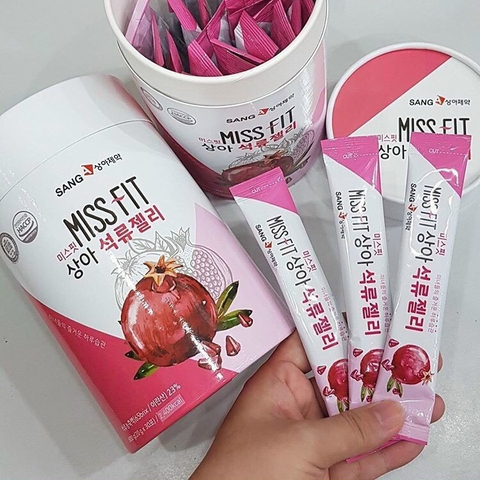[Date T1.25] Thạch Lựu Collagen SangA Miss Fit Hộp 30 gói
