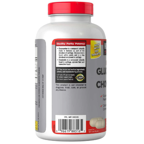Bổ khớp Glucosamine giúp xương chắc khỏe Glucosamine & Chondroitin 280 viên Kirkland Signature đẩy lùi bệnh viêm khớp, thoái hóa