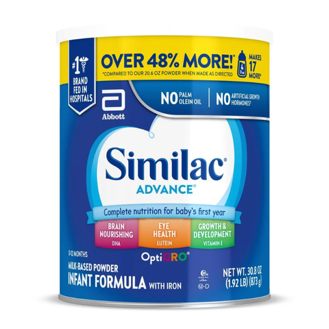Sữa bột Similac cho trẻ từ 0-12 tháng tuổi Similac Advance OptiGro 873g