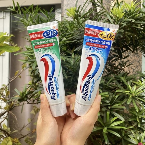 Kem đánh răng Aquafresh hương bạc hà/trà xanh 160g