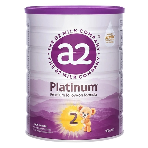 Sữa A2 Platinum Follow-on Formula Số 2 Lon 900g (6-12 Tháng) 2026 – Sữa A2 Tự Nhiên Đạm Quý A2 Nhập Khẩu New Zealand Dễ Tiêu Hóa Giảm Đầy Hơi Tăng Hấp Thu Dinh Dưỡng Tăng Cân Khỏe Mạnh Không Đạm A1 Không GMO Chính Hãng Úc Giá Rẻ Cho Bé Ăn Dặm