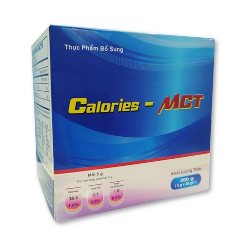 Bột Pha Calories-MCT 5g Bổ Sung Năng Lượng (Hộp 40 Gói): Giải Pháp Tăng Cân Vượt Trội Cho Trẻ