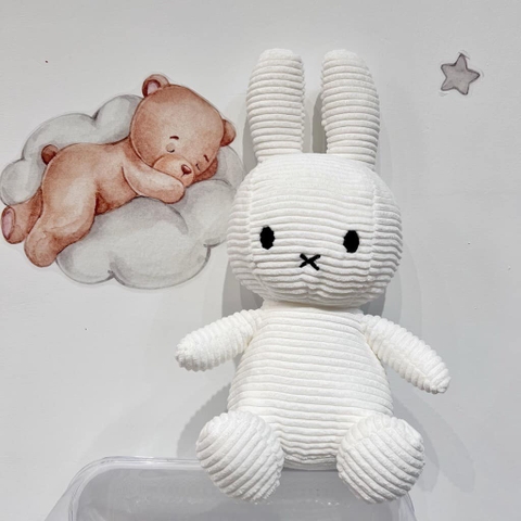 Thỏ bông Miffy dễ thương size 25 cm chất liệu bông nhung mịn cao cấp, thú bông đáng yêu cho bé